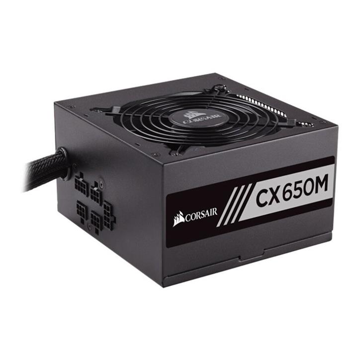 پاور 650 وات Corsair مدل CX-M Series CX650M Corsair CX650M Bronze Semi Modular 650W Power Supply